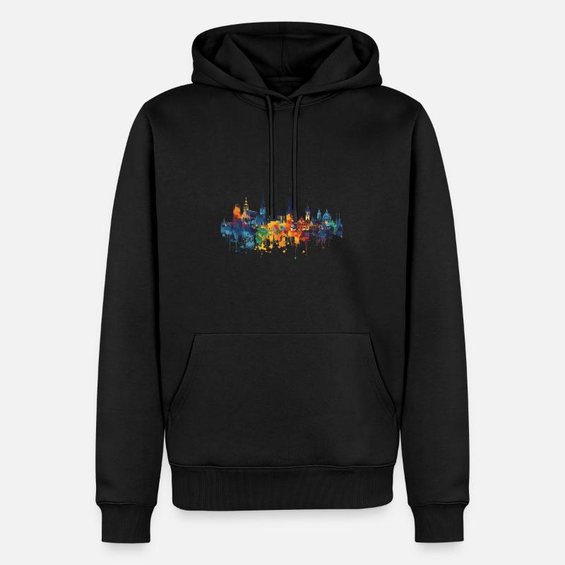 Neunkirchen-Seelscheid - Männer Premium Bio Hoodie - Schwarz