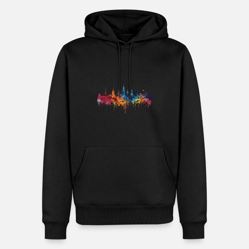 Norderstedt - Sweat à capuche Premium bio Homme - noir