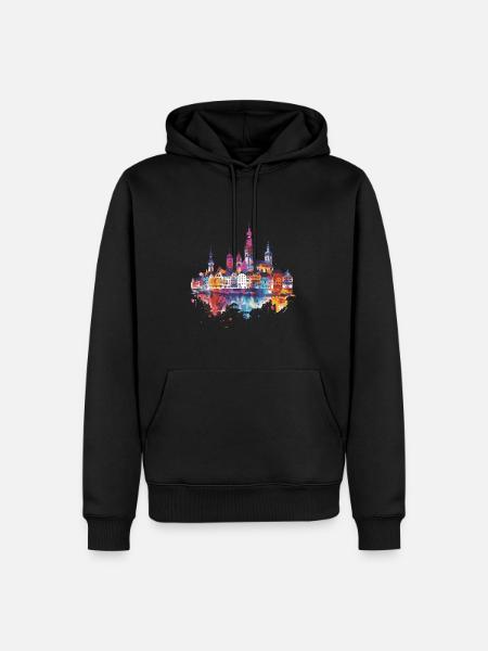 Oberkirch - Männer Premium Bio Hoodie - Schwarz