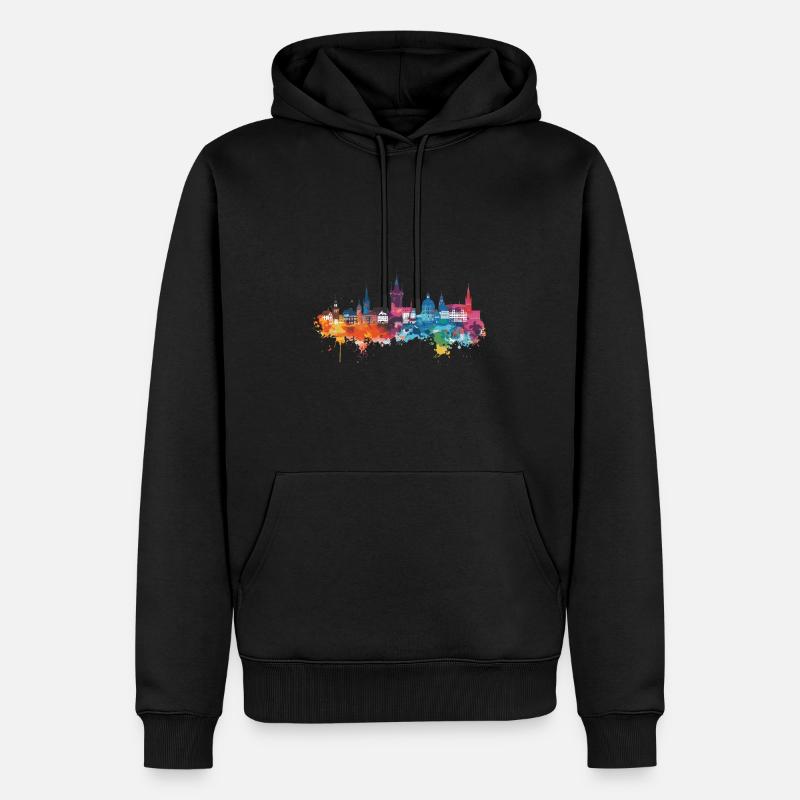 Pirmasens - Männer Premium Bio Hoodie - Schwarz
