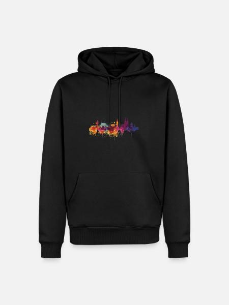 Soltau - Männer Premium Bio Hoodie - Schwarz