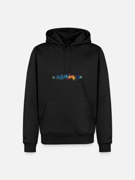 Stadtallendorf - Men’s Premium Organic Hoodie - black