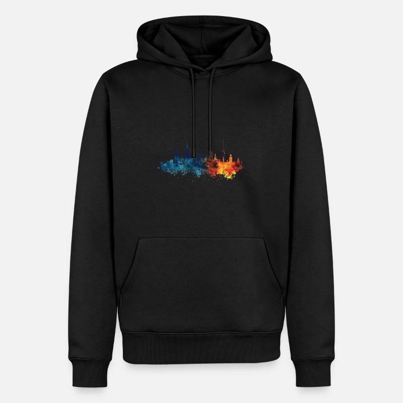 Werl - Men’s Premium Organic Hoodie - black