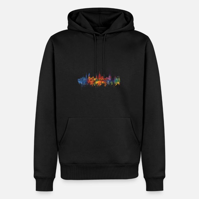 Winsen (Luhe) - Sweat à capuche Premium bio Homme - noir