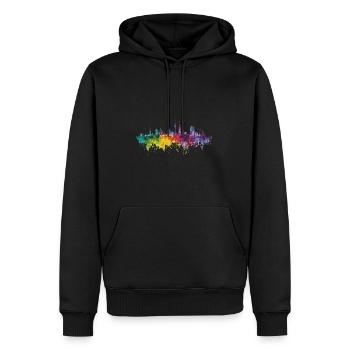 Brandenburg an der Havel - Männer Premium Bio Hoodie - Schwarz - Vorne - Nico (187cm)
