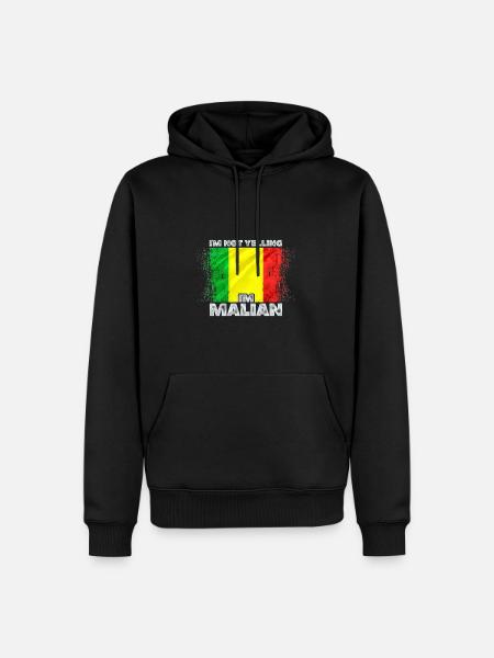 Mali - Men’s Premium Organic Hoodie - black