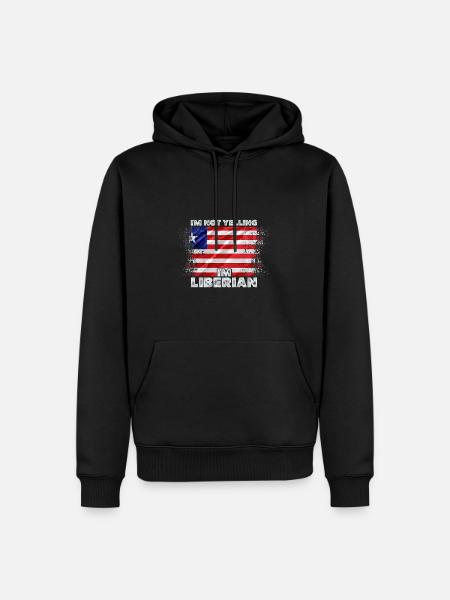 Liberia - Men’s Premium Organic Hoodie - black