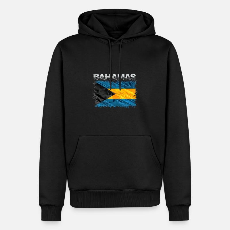 Bahamas - Männer Premium Bio Hoodie - Schwarz