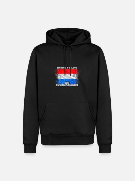 Luxembourg - Men’s Premium Organic Hoodie - black