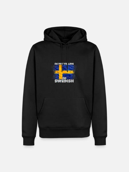 Sweden - Men’s Premium Organic Hoodie - black