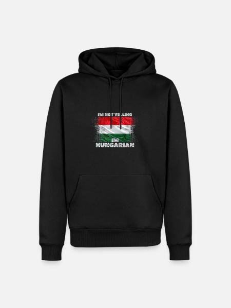 Hungary - Men’s Premium Organic Hoodie - black