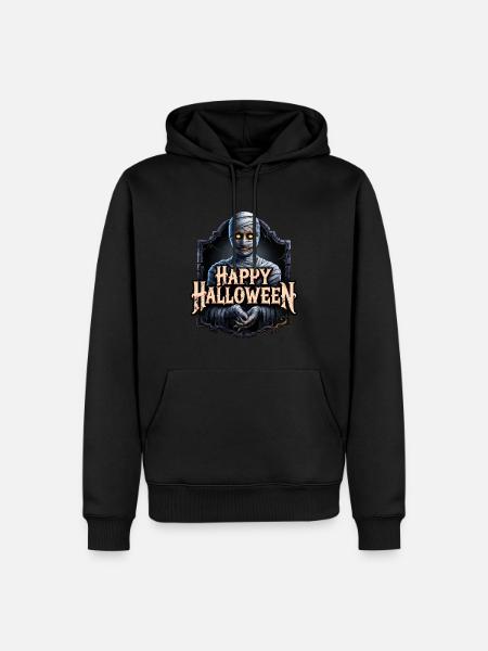 Happy Halloween Mummy - Men’s Premium Organic Hoodie - black