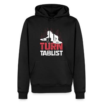 Turntablist Dj Mix Vinyl Scratch Musik - Männer Premium Bio Hoodie - Schwarz - Vorne - Nico (187cm)