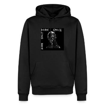 Enthüllung des finsteren Außerirdischen: Ein dunkles - Männer Premium Bio Hoodie - Schwarz - Vorne - Nico (187cm)