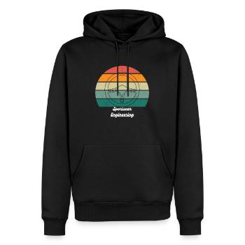 Sportscar Engineering Car T-shirt - Männer Premium Bio Hoodie - Schwarz - Vorne - Nico (187cm)