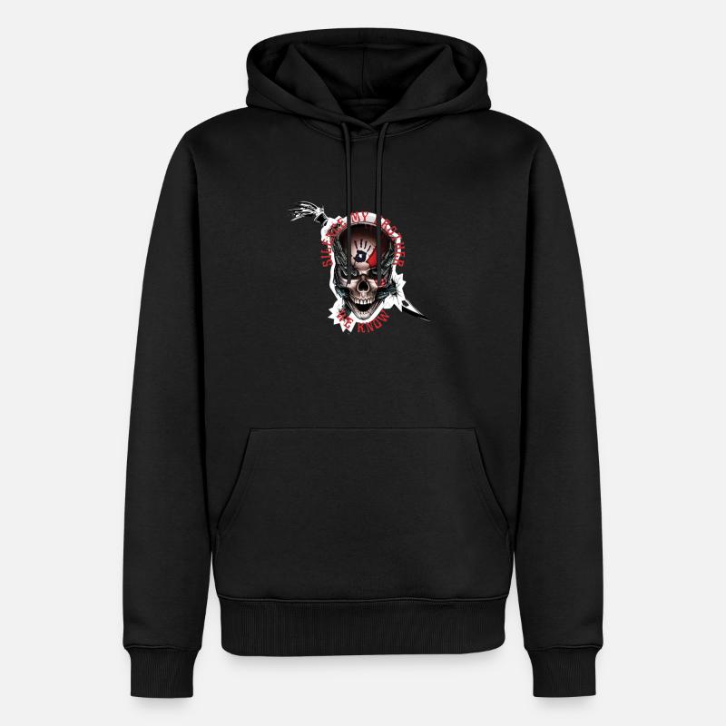 Dunkle Bruderschaft - Männer Premium Bio Hoodie - Schwarz