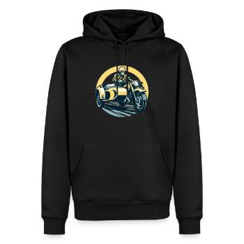Good advice: 3Rad! - Men’s Premium Organic Hoodie - black - Front - Nico (187cm)