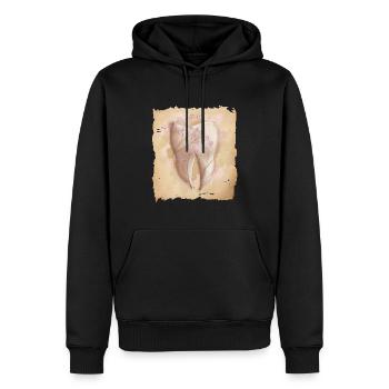 Vintage Art für Zahnarzt & Zahnarzthelferin - Männer Premium Bio Hoodie - Schwarz - Vorne - Nico (187cm)