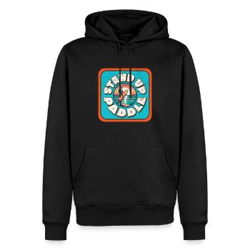 SUP Stand up Paddling - Men’s Premium Organic Hoodie - black - Front - Nico (187cm)