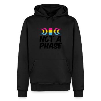 Not A Phase Gay Bisexual Pride Rainbow Lgbtq Diver - Männer Premium Bio Hoodie - Schwarz - Vorne - Nico (187cm)