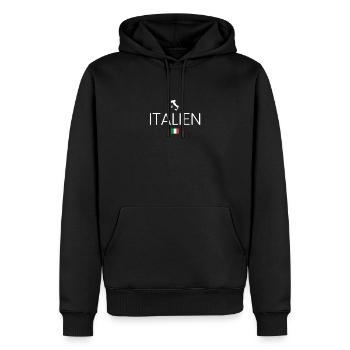 Italien Urlaub - Männer Premium Bio Hoodie - Schwarz - Vorne - Nico (187cm)