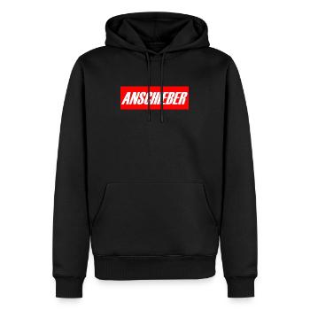 2024 04 04 11 01 57 Window - Männer Premium Bio Hoodie - Schwarz - Vorne - Nico (187cm)