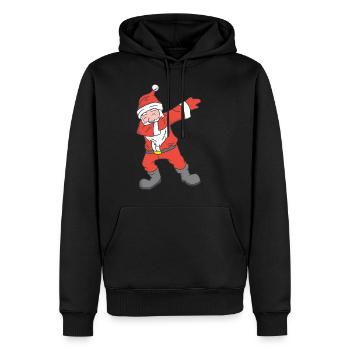 Weihnachtsmann Weihnachten Dabbing Dab - Männer Premium Bio Hoodie - Schwarz - Vorne - Nico (187cm)