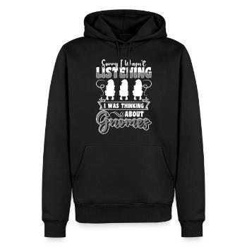 Zwerge Weihnachten Tonwichtel Weihnachtself - Männer Premium Bio Hoodie - Schwarz - Vorne - Nico (187cm)