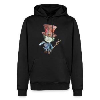 Tierkreis: Wassermann - Männer Premium Bio Hoodie - Schwarz - Vorne - Nico (187cm)