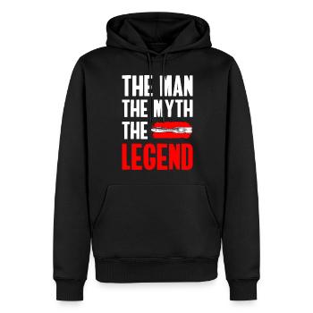 Künstler Spraydose Farbe Tapezieren - Männer Premium Bio Hoodie - Schwarz - Vorne - Nico (187cm)
