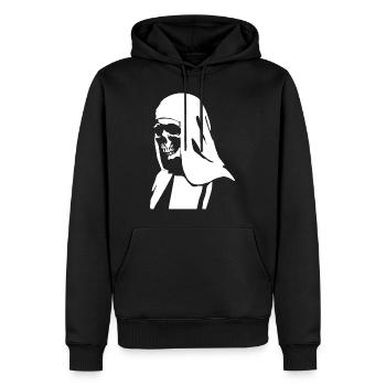 Unique Horror Nun, Satanic, and Occult T-Shirts f - Men’s Premium Organic Hoodie - black - Front - Nico (187cm)