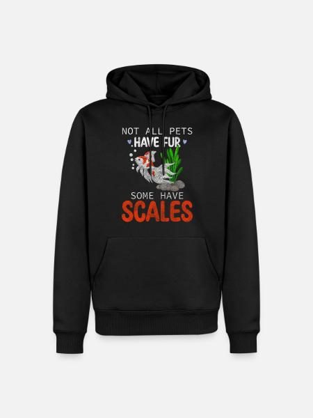 Fish farming - Men’s Premium Organic Hoodie - black