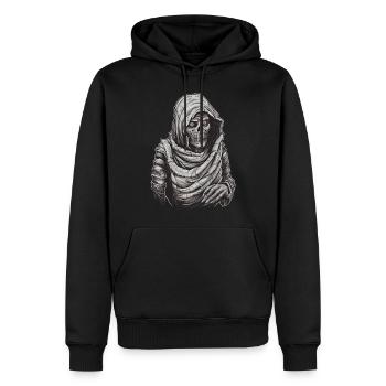 Maman Halloween Trick ou Treat Déguisement - Sweat à capuche Premium bio Homme - noir - Devant - Nico (187cm)
