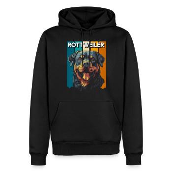 Kampfhund Gefahr Wachhund Diensthund - Männer Premium Bio Hoodie - Schwarz - Vorne - Nico (187cm)