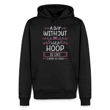 Mature Tendance Fit Hanche - Sweat à capuche Premium bio Homme - noir - Devant - Nico (187cm)