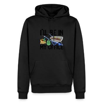 Retro Graphic Gardener Horticulturist Gardening La - Männer Premium Bio Hoodie - Schwarz - Vorne - Nico (187cm)