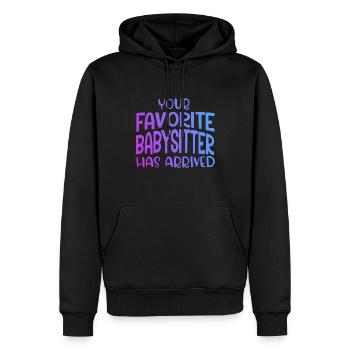 Your Favorite Babysitter Has Arrived Daycare Provi - Männer Premium Bio Hoodie - Schwarz - Vorne - Nico (187cm)
