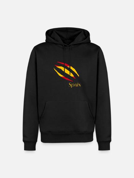 Spain Spanien Espana - Männer Premium Bio Hoodie - Schwarz