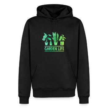 Garden Life Gardener Horticulturist Gardening Land - Männer Premium Bio Hoodie - Schwarz - Vorne - Nico (187cm)