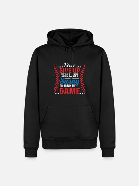 Baseball game - Men’s Premium Organic Hoodie - black