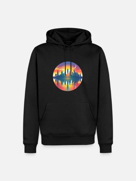 Paderborn Skyline - Men’s Premium Organic Hoodie - black