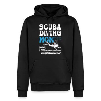 Scuba Diving Mom - Männer Premium Bio Hoodie - Schwarz - Vorne - Nico (187cm)