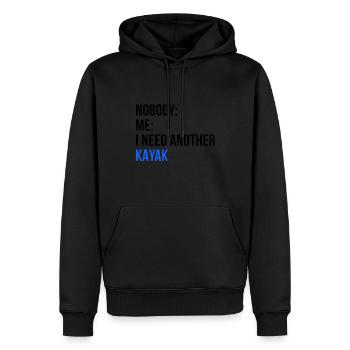 Nobody Me I Need Another Kayak Rowing Kayaking Can - Männer Premium Bio Hoodie - Schwarz - Vorne - Nico (187cm)