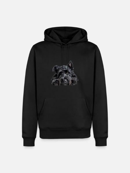 Bouvier Des Flandres - Männer Premium Bio Hoodie - Schwarz