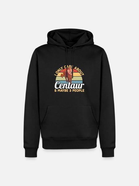 Cadeau Phoenix Centaur - Sweat à capuche Premium bio Homme - noir