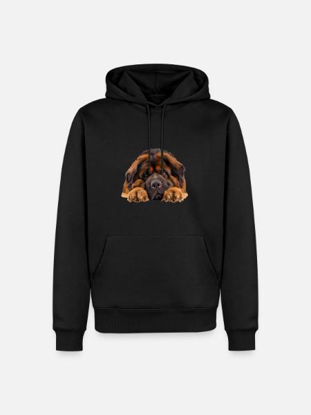Tibetan Mastiff - Men’s Premium Organic Hoodie - black