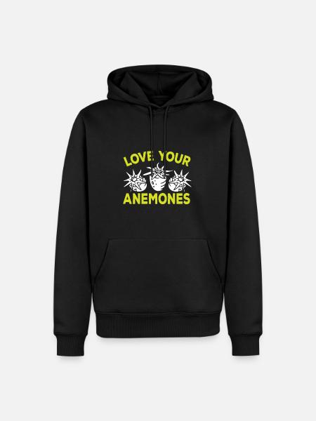 Sea Anemones Gift - Men’s Premium Organic Hoodie - black