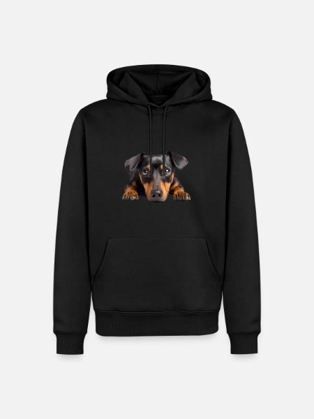 Manchester Terrier - Men’s Premium Organic Hoodie - black