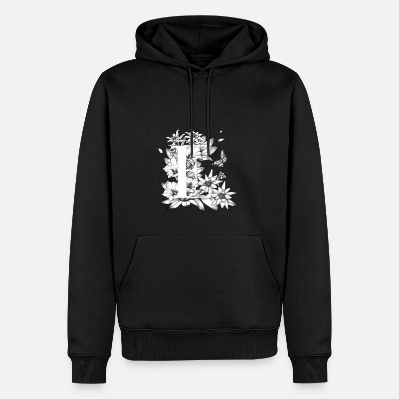 Initiale E - Männer Premium Bio Hoodie - undefined