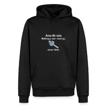 Anesthesia Making People Shut Up - Sweat à capuche Premium bio Homme - noir - Devant - Nico (187cm)